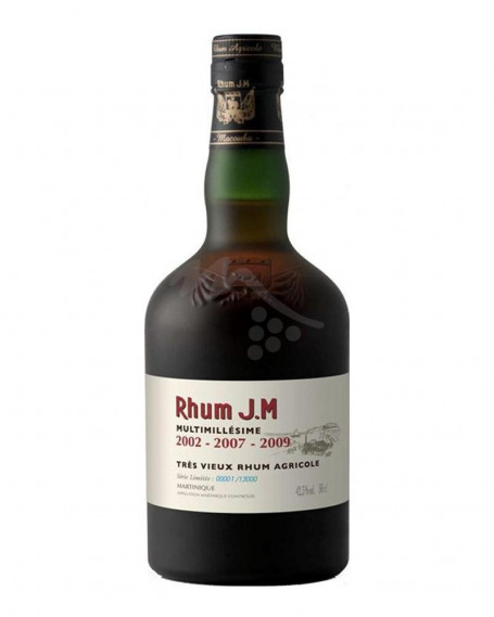 Rum J.M Multimillèsime 2002-2007-2009 Rhum JM