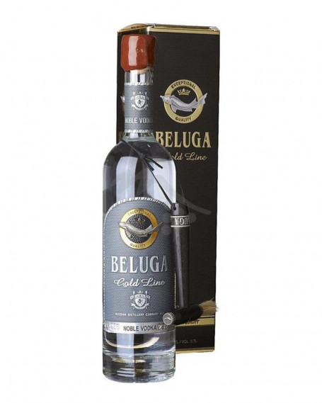 Russian Vodka Gold Line Beluga 1 Lt