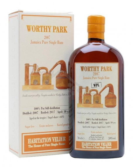 Worthy Park 2007 Jamaican Pure Single Rum Habitation Velier