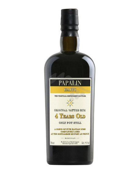 Papalin Haiti 2022 4 Years Old Original Vatted Rum Papalin