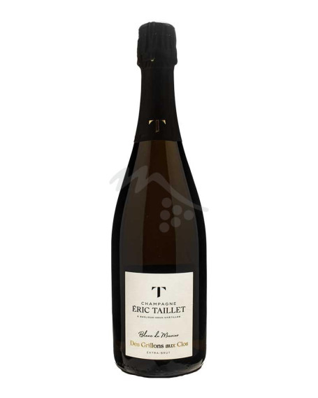 Des Grillons Aux Clos Extra Brut Blanc de Meunier Champagne AOC Eric Taillet