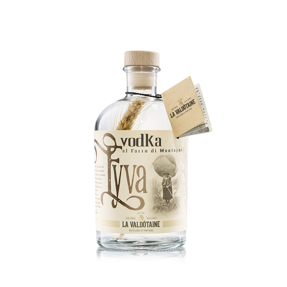 Vodka Eyva al Farro di Montagna La Valdotaine